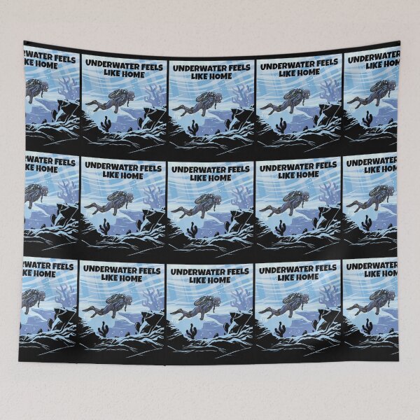 Item preview, Scuba Diver Underwater Feels Like Home Scuba Diving designed and sold by RomanStowell.