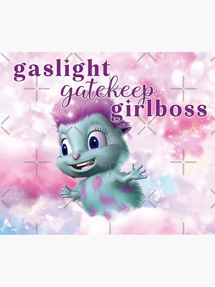 Disover Gaslight Gatekeep Girlboss Bibble Tapestry