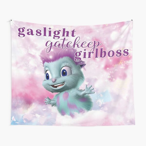 Gaslight Gatekeep Girlboss Bibble Tapestry