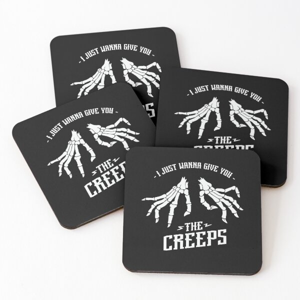 Item preview, Give you the creeps, creepy halloween skeleton design designed and sold by reka88.