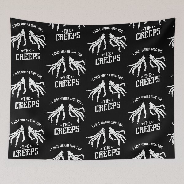 Item preview, Give you the creeps, creepy halloween skeleton design designed and sold by reka88.