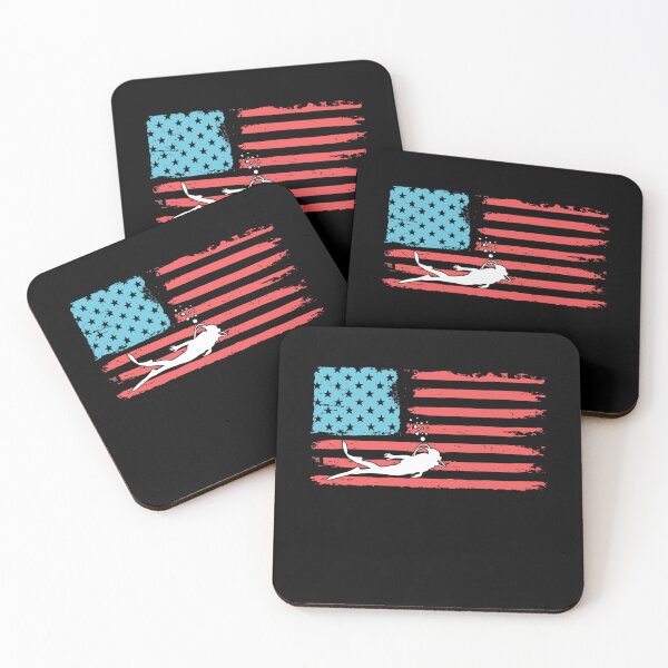Item preview, Scuba Diver Usa American Flag Snorkeling Bubbles designed and sold by RomanStowell.