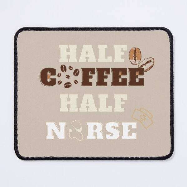 Item preview, Half Coffee Half Nurse - A Cup of Joy designed and sold by The Trend Shopl.