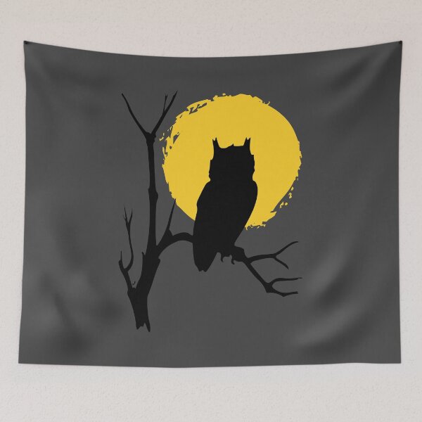Item preview, Spooky Owl Silhouette designed and sold by SkyAfterDusk.