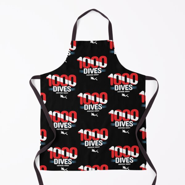Item preview, Scuba Diving 1000th Dive Diver Down Scuba Diver designed and sold by RomanStowell.