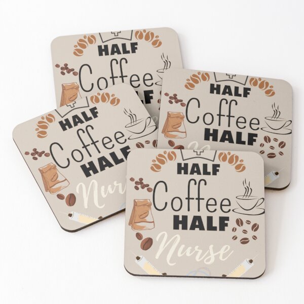 Item preview, Copy of Half Coffee Half Nurse - Coffee Library  designed and sold by The Trend Shopl.