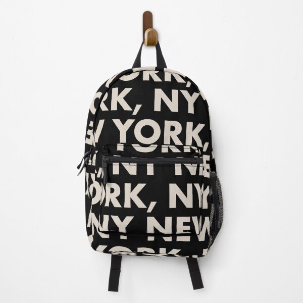 Item preview, NY NEW YORK Graphic Pattern Black and Linen White designed and sold by tonymagnerart.