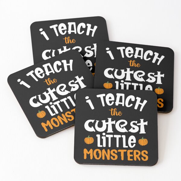 Item preview, I Teach the Cutest Little Monsters Funny Teacher Halloween Design designed and sold by Tonya51.