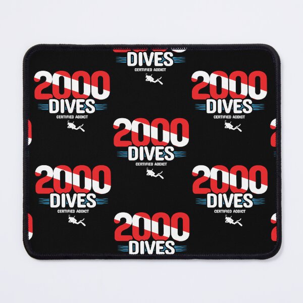 Item preview, Scuba Diving 2000th Dive Diver Down Scuba Diver designed and sold by RomanStowell.