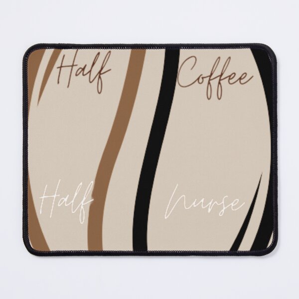 Item preview, Half Coffee Half Nurse - Obelix Cafe designed and sold by The Trend Shopl.