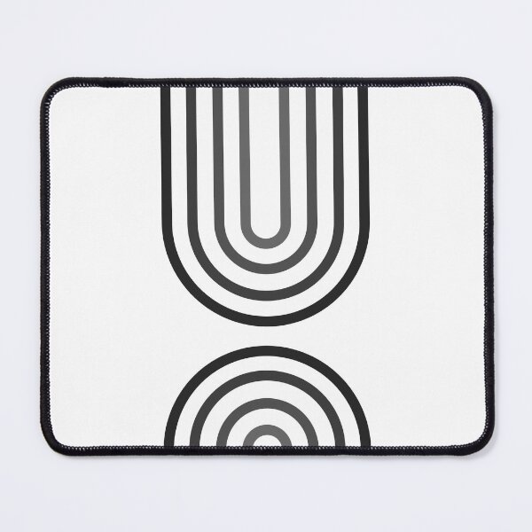 Item preview, Arco iris geométrico simple - escala de grises designed and sold by Cute Curations.