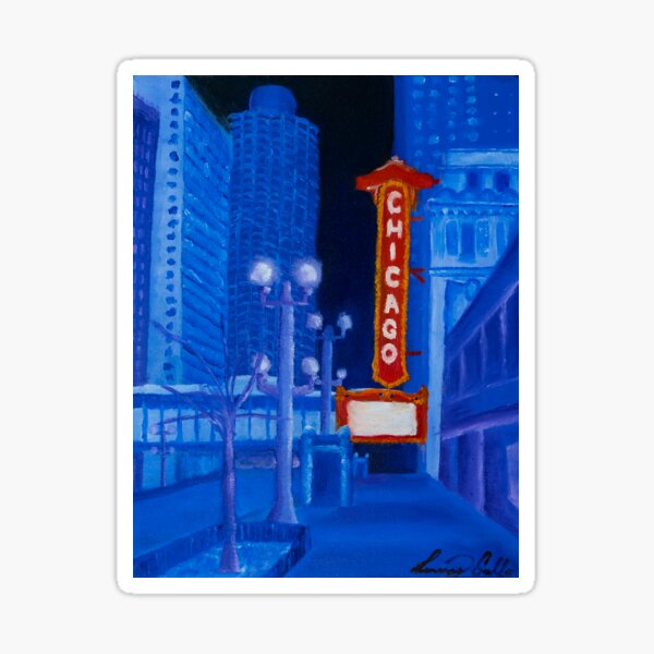 Chicago Theatre Sticker
