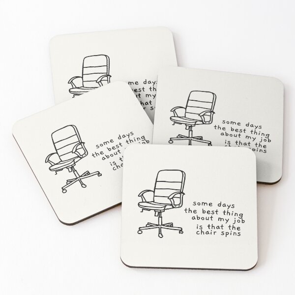 Item preview, some days the best thing about my job is that the chair spins designed and sold by AprilCreations.