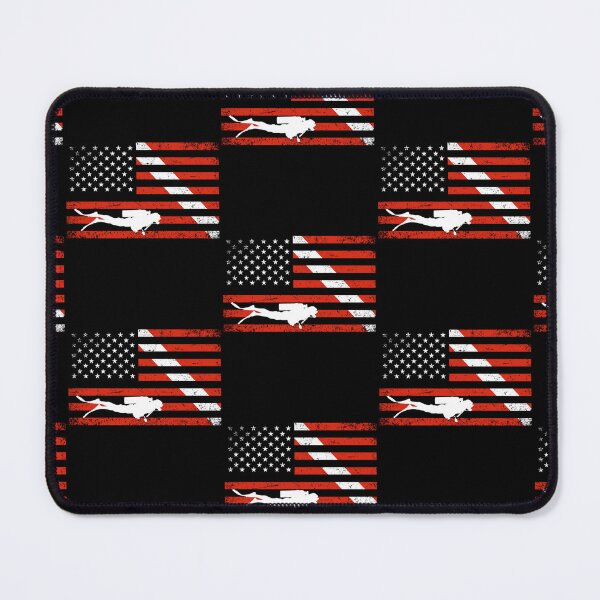 Item preview, Scuba Diving American Flag designed and sold by RomanStowell.