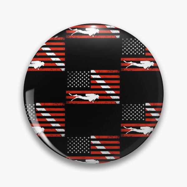 Item preview, Scuba Diving American Flag designed and sold by RomanStowell.