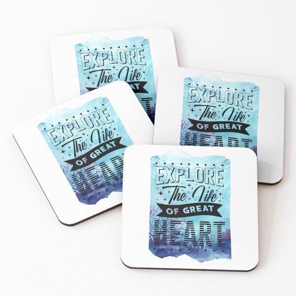Item preview, Explore the life of Great Heart - Positive Quote - Ocean Ripped Design  Motivation - Evolve - Empower - Yoga designed and sold by Mechanical-Artt.