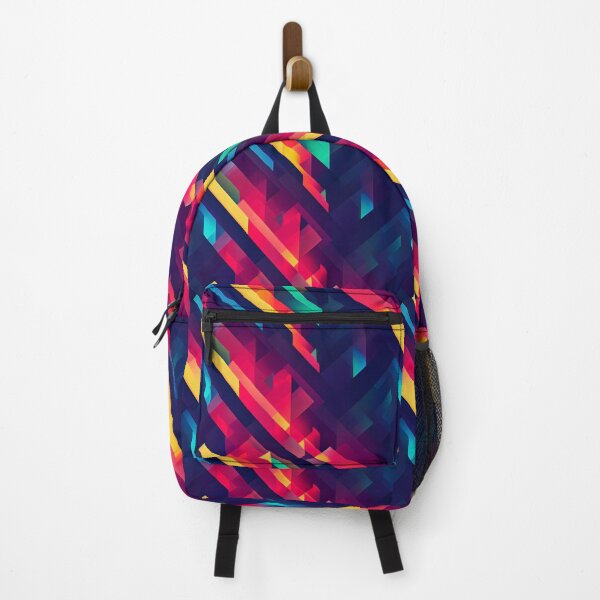 Item preview, Geometrical neon line pattern designed and sold by arkymonart.