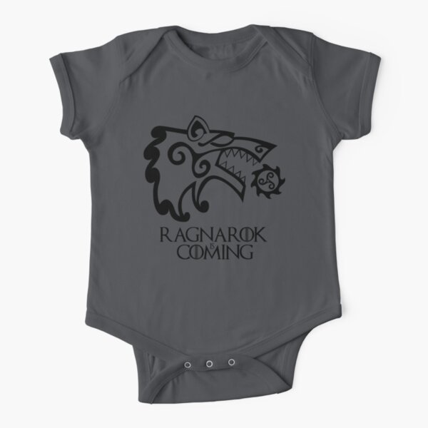 Ragnarok is Coming Short Sleeve Baby One-Piece