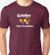 Camiseta ajustada Crittles-Taste The Painbow