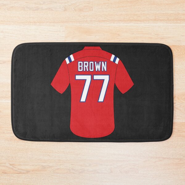 Item preview, Trent Brown jersey with number 77 designed and sold by Justtrendytees.