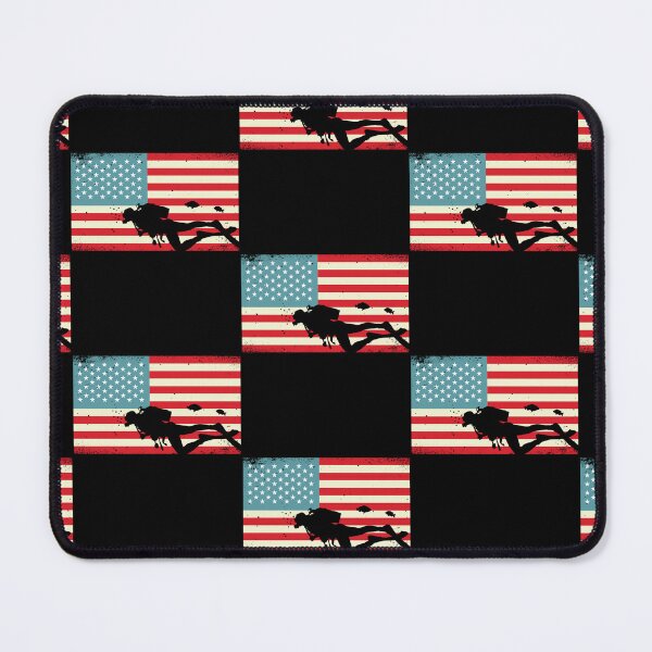 Item preview, Scuba Diving American Flag Diver Usa Patriot Dive designed and sold by RomanStowell.