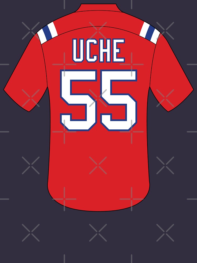 Josh Uche jersey with number 55 | Essential T-Shirt