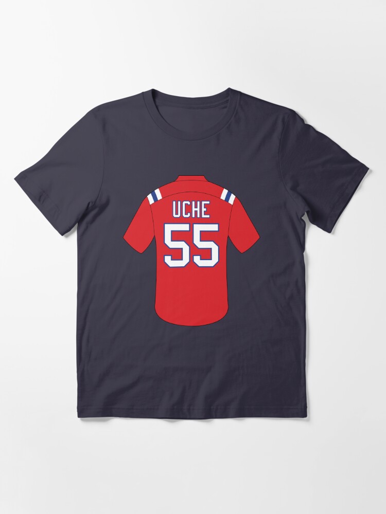 HOT!! New England Patriots Josh Uche #55 Name & Number T-Shirt S-5XL Gift  Fan