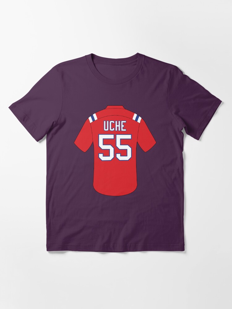 HOT!! New England Patriots Josh Uche #55 Name & Number T-Shirt S-5XL  Gift Fan