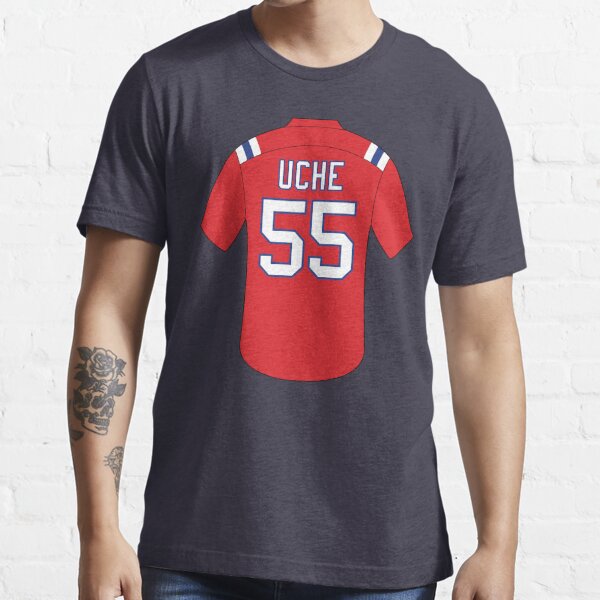 Josh Uche jersey with number 55 Poster for Sale by Justtrendytees