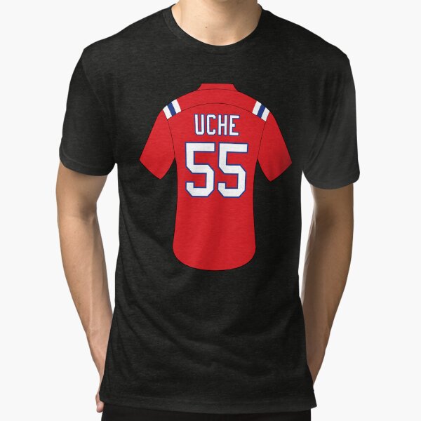 Josh Uche jersey with number 55 Poster for Sale by Justtrendytees