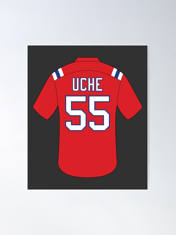 Josh Uche jersey with number 55 | Essential T-Shirt