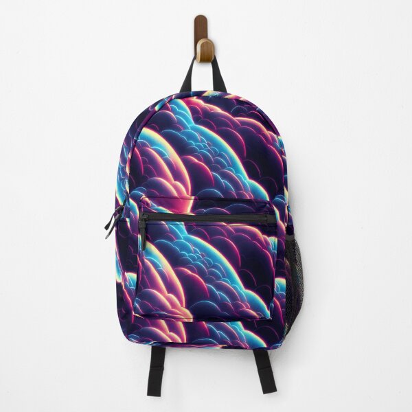 Item preview, Geometrical neon cloud pattern designed and sold by arkymonart.
