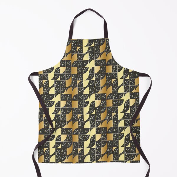 Item preview, BLACK AND GOLD GEOMETRIC DECOR LETTER K designed and sold by olivierjourjon.
