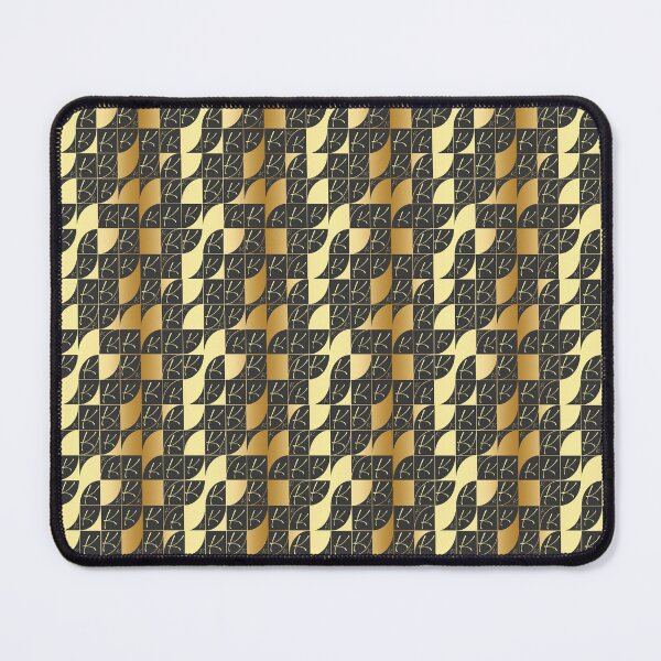 Item preview, BLACK AND GOLD GEOMETRIC DECOR LETTER K designed and sold by olivierjourjon.