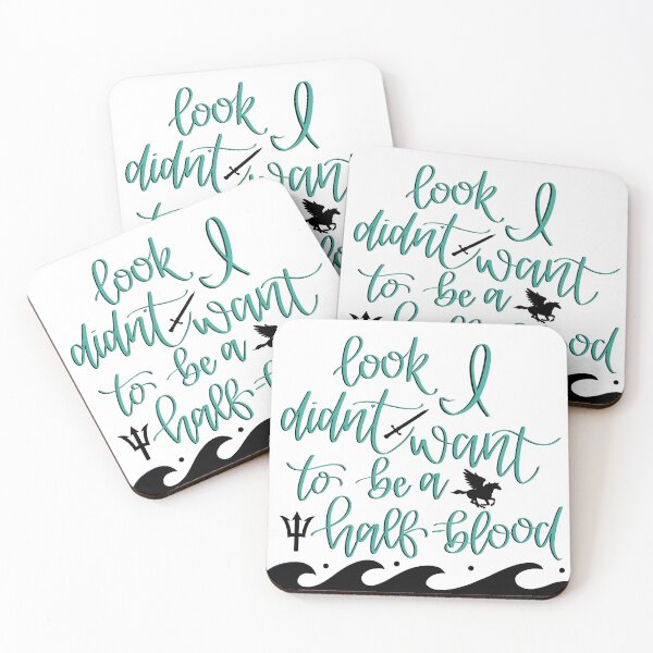 Item preview, Half-blood - Percy Jackson quote  designed and sold by Bookishletters.