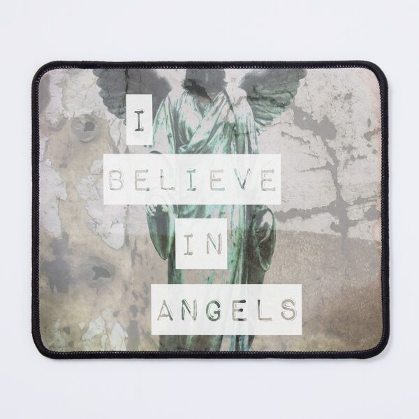Item preview, I believe in angels - digital collage with angel statue designed and sold by SirenSeventyOne.