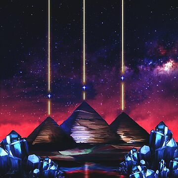 Giza-Orion Alignment Greeting Card for Sale by DanJohnDesign