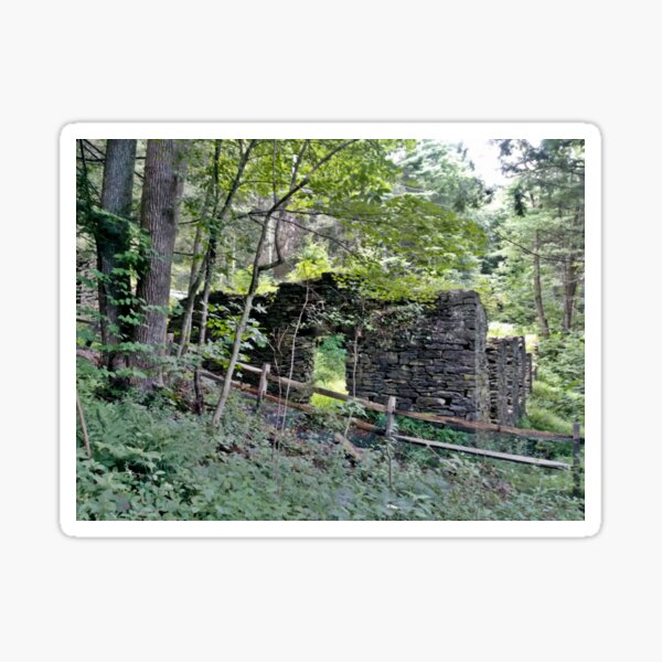 Item preview, Ruins of Joseph Brooks' 19th century Woolen Mill designed and sold by Jane Neill-Hancock.