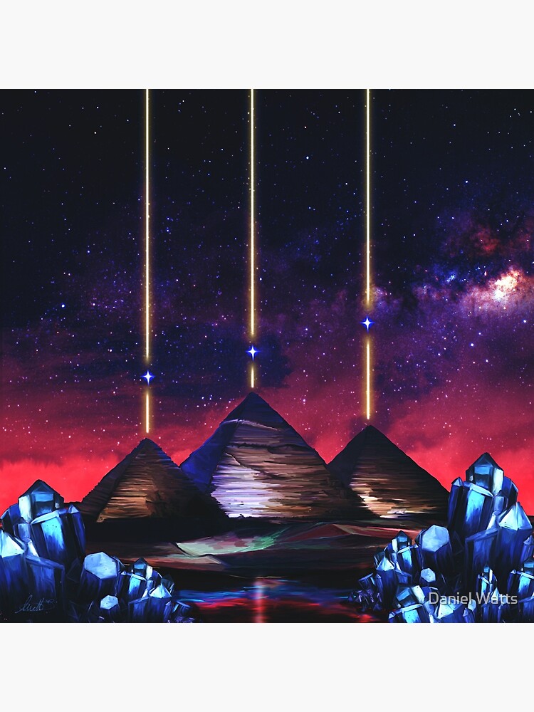 Giza-Orion Alignment Art Board Print