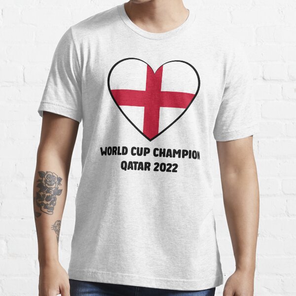 "ENGLAND WORLD CUP CHAMPION QATAR 2022" Tshirt for Sale by USEFULART