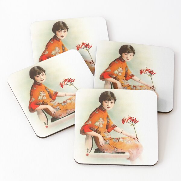 Item preview, Vintage 1930's Chinese Advertising Print designed and sold by ArtShare.