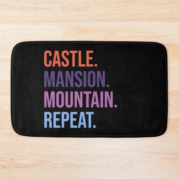 Item preview, Castle. Mansion. Mountain. Repeat. designed and sold by FandomTrading.