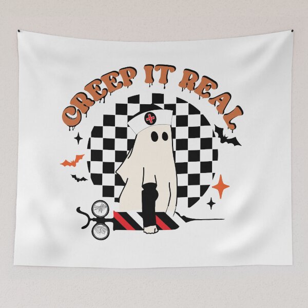 Item preview, Nurse Retro Vintage Creep It Real for Halloween designed and sold by JustBeStylish.