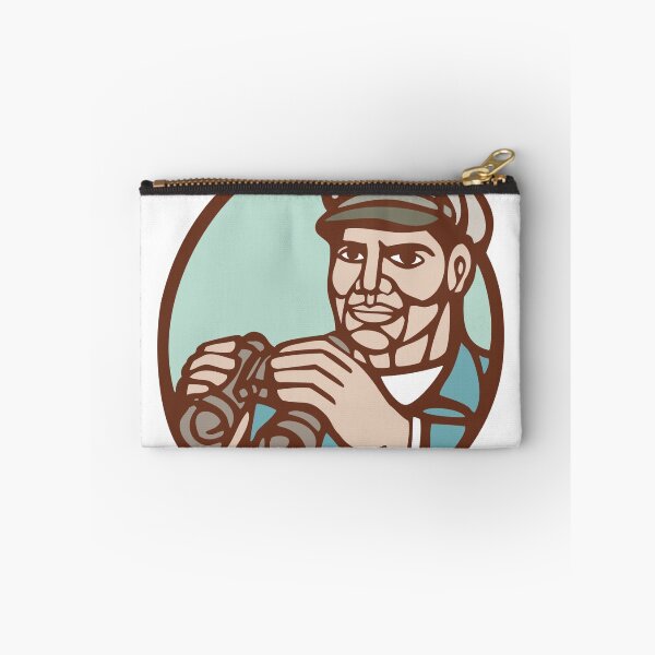 Item preview, Navy Admiral Binoculars Circle Linocut designed and sold by patrimonio.