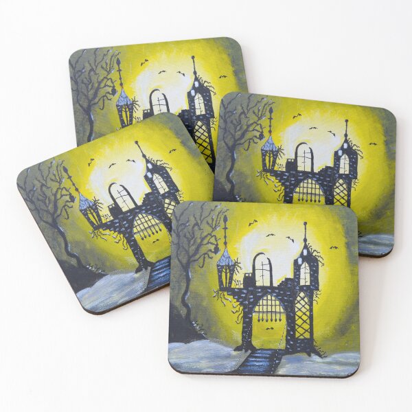 Item preview, Halloween Castle Original artwork by Dody Denman designed and sold by MoxyMermaid.