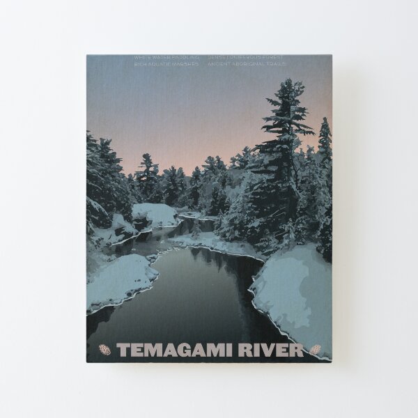 Temagami River Provincial Park Canvas Mounted Print