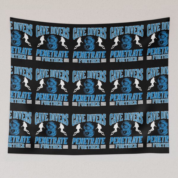 Item preview, Scuba Diving Cave Divers Penetrate Further designed and sold by RomanStowell.