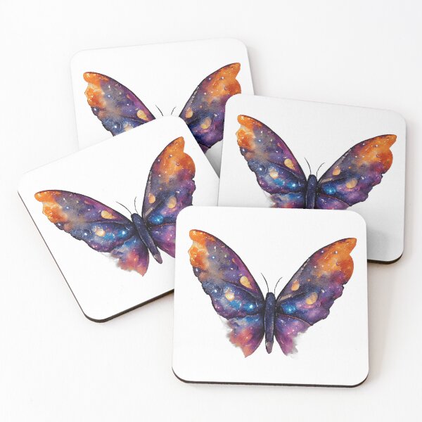 Item preview, Galaxy Butterfly Watercolor designed and sold by CreationsPrints.