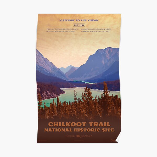 Chilkoot Trail National Historic Site Poster