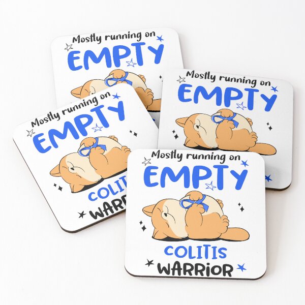 Item preview, Mostly running on Empty Colitis Warrior designed and sold by ElizabethS809.